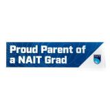Sticker Bumper Proud Parent Of A Nait Grad