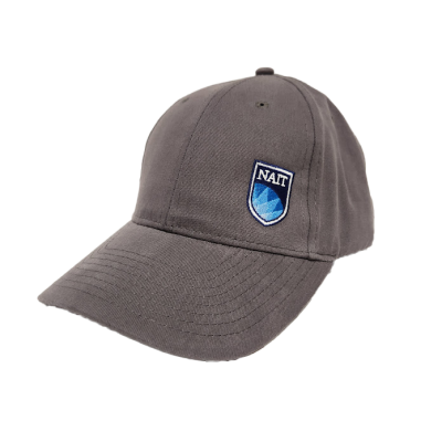 Hat Brushed Cotton Twill Pre-Curved Peak Velcro Closure Nait