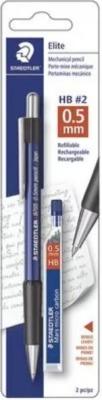 Mechanical Pencil Elite Retract Rubber Grip W/Free Lead Tube