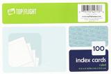 Index Cards 4" X 6" Ruled White 100's