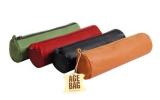 Pencil Case Round Leather Age Bag Assorted Colors