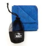 Gym Towel & Pouch Quick Dry 12"X12" Microfiber W/Nait & Claw