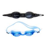 Swim Goggles Silicone W/"Nait" Assorted Colors