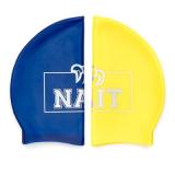 Swim Cap Silicone W/"Nait" And Claw Assorted Colors