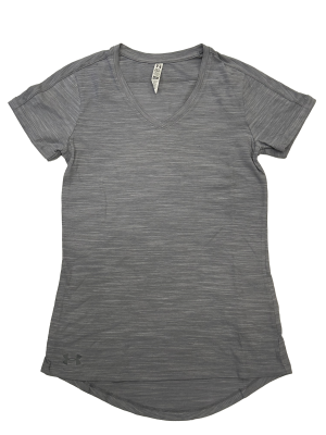 Ladies Tshirt Under Armour Short Sleeve V-Neck Tri-Blend