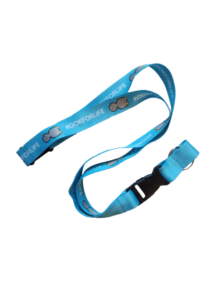 Lanyard Ook For Life Sublimated W/Side Squeeze And Break-A-W