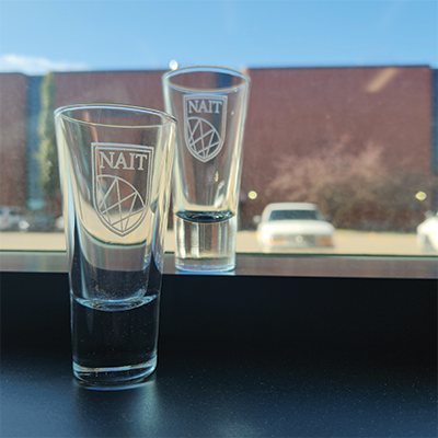 Shot Glass 2 1/4 W/Nait Logo