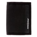 Mens Wallet Swiss Gear Poly Trifold W/Velcro 2 Side Pockets