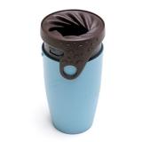 Travel Mug No Lid Spill Proof Insulated Straw Included