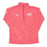 Ladies Sweater 1/4 Zip Nike Performance W/NAIT Polytechnic S