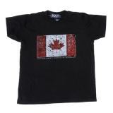 Unisex Tshirt Youth Short Sleeve Soft W/Canada Flag & NAIT S