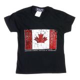 Unisex Tshirt Toddler Short Sleeve W/Canada Flag & NAIT Scre