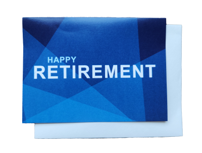 Greeting Card Retirement Nait Custom Made Colors & Design
