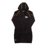 Ladies Hoodie Full Zip Long Contrast Piping W/NAIT Embroider