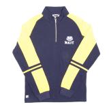 Unisex Sweater 1/4 Zip Rugby Jersey Color Block W/NAIT & Ook