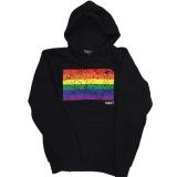 Unisex Hoodie Basic W/Pride Rainbow Flag & NAIT Full Front
