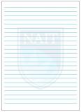 Notepad 5" X 7" Non-Adhesive Ruled W/Nait Shield Water Mark