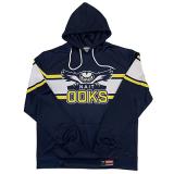 Unisex Hoodie Poly/Cotton Lined Hood Stripes Front W/Ooks Lo