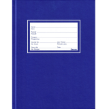 Notebook Laboratory Hard Cover 200 Pages Blue Ruling