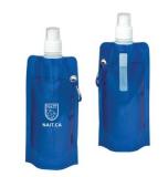 Water Bag 18 Oz Foldable Twist-Off Cap Carabiner W/Nait Shie