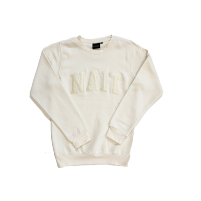 Unisex Sweater Crewneck Brushed Fleece Fashion W/Nait