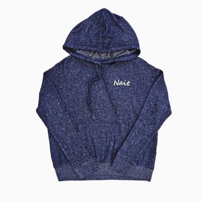 Ladies Hoodie Cuddle Fleece Triblend W/Nait Logo