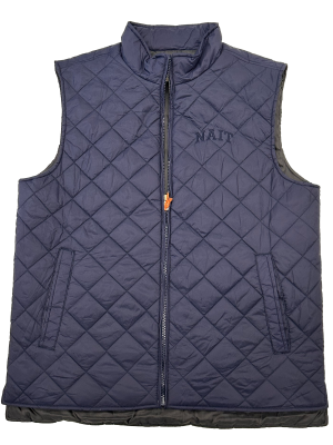 Mens Vest Weatherproof Diamond Quilt W/Nait