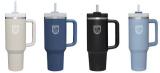 Travel Mug 40 Oz Double Wall Stainless Car Cup Holder W/Nait
