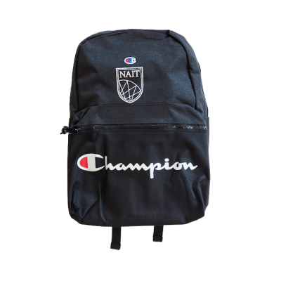 Backpack Champion Front Pocket Laptop Sleeve W/Nait Logo