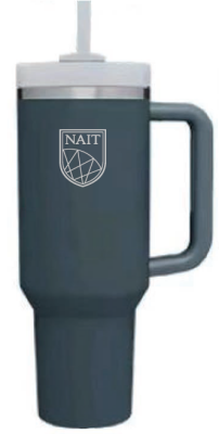 Travel Mug 40 Oz Double Wall Stainless Car Cup Holder W/Nait