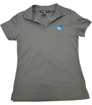 Ladies Polo Shirt Performance Poly/Cot Blend W/Shield Embroi