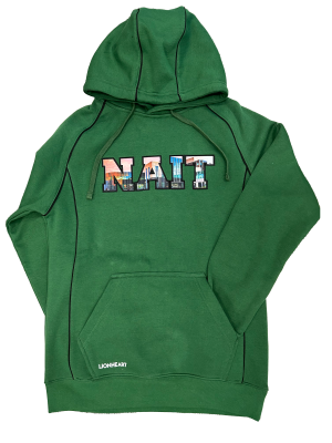 Unisex Hoodie Athletic Fit Contrast Piping W/Nait Sublimated