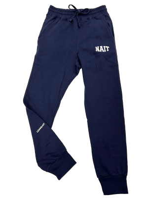 Unisex Sweatpants Pockets Cuffed W/Nait Contrast