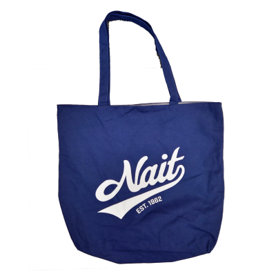 Reusable Bag Cotton Reversible Self-Fabric Handles W/Nait Lo