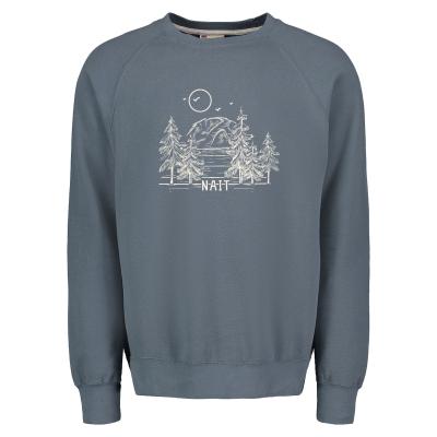 Unisex Sweater Crewneck Sueded Finish W/Nait