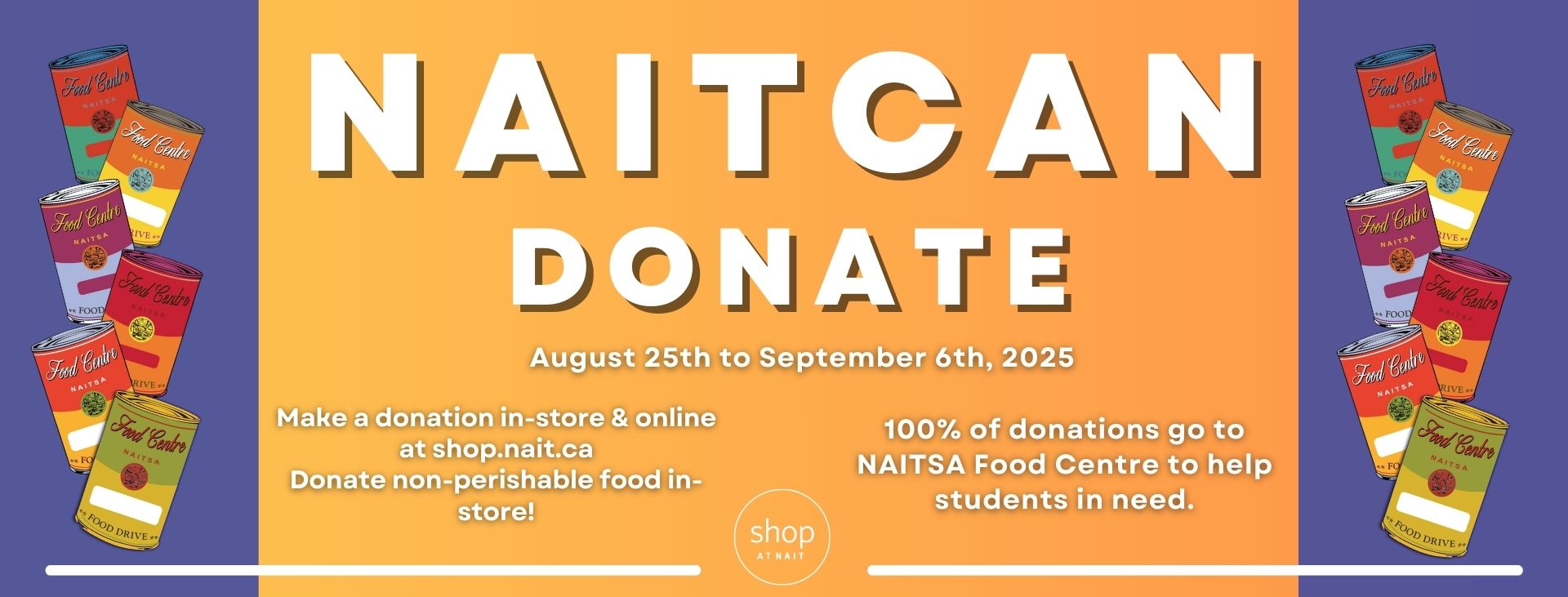 NAIT Can Donate 2025