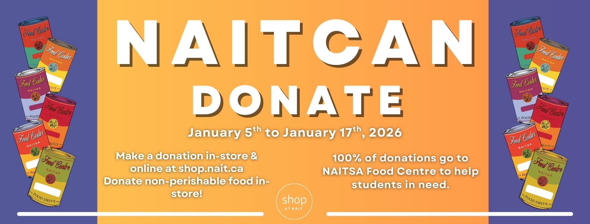 NAIT Can Donate 2026